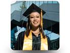 Woman Graduate 01 Square PPT PowerPoint Image Picture
