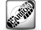 Download carbon footprint 01 b PowerPoint Icon and other software plugins for Microsoft PowerPoint