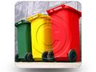 Recycle Bins 01 Square PPT PowerPoint Image Picture