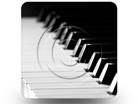 Piano Keys 01 Square PPT PowerPoint Image Picture