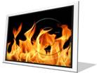 Burning Flames F PPT PowerPoint Image Picture