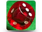 Gamble Dice 04 Square PPT PowerPoint Image Picture