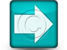 Download arrow right teal PowerPoint Icon and other software plugins for Microsoft PowerPoint