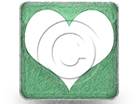Card Heart Green Color Pen PPT PowerPoint Image Picture
