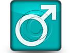 Download gendermale teal PowerPoint Icon and other software plugins for Microsoft PowerPoint