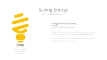 PowerPoint Infographic - 053 Energy Bulb