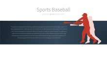 PowerPoint Infographic - 026 Baseball