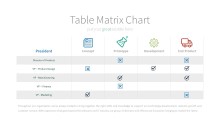PowerPoint Infographic - 053 Table Matrix
