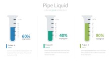 PowerPoint Infographic - 054 Pipe Liquids