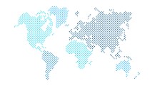 World Map 308 Dots