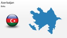PowerPoint Map - Azerbaijan