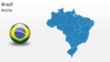 PowerPoint Map - Brazil