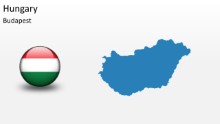 PowerPoint Map - Hungary