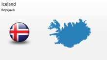 PowerPoint Map - Iceland