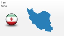 PowerPoint Map - Iran