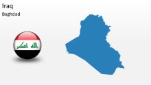 PowerPoint Map - Iraq