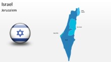 PowerPoint Map - Israel