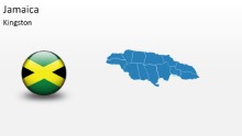 PowerPoint Map - Jamaica