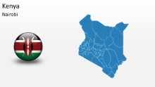 PowerPoint Map - Kenya
