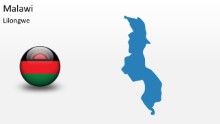 PowerPoint Map - Malawi