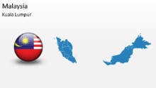 PowerPoint Map - Malaysia