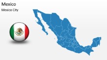 PowerPoint Map - Mexico 2