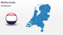 PowerPoint Map - Netherlands