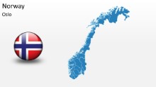 PowerPoint Map - Norway
