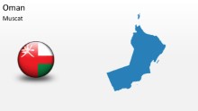 PowerPoint Map - Oman