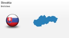 PowerPoint Map - Slovakia