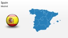 PowerPoint Map - Spain
