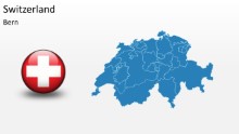 PowerPoint Map - Switzerland