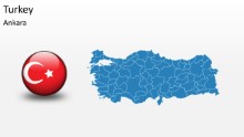 PowerPoint Map - Turkey