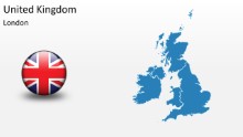 PowerPoint Map - United Kingdom 1