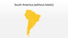 PowerPoint Map - South America 006