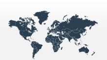 PowerPoint Map - World 002