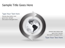 Download arrowcycle a 2gray globe PowerPoint Slide and other software plugins for Microsoft PowerPoint