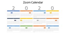 2020 ZOOM Calendars Full Year Monthly