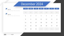 2024 Calendar Monthly Angles December