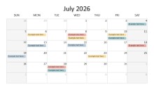 2026 Calendar Grid July