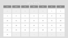 2026 Calendar Image Placeholders May