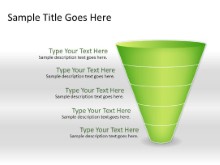 Download cone down b 5green PowerPoint Slide and other software plugins for Microsoft PowerPoint