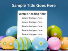 Easter Greeting Message PPT PowerPoint presentation slide layout
