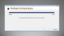 intermission loading A PPT PowerPoint presentation slide layout