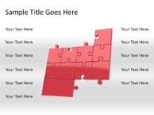 Download puzzle 11b red PowerPoint Slide and other software plugins for Microsoft PowerPoint