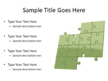Download puzzle 12b green PowerPoint Slide and other software plugins for Microsoft PowerPoint