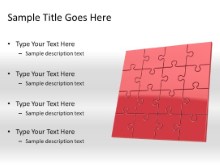 Download puzzle 16a red PowerPoint Slide and other software plugins for Microsoft PowerPoint