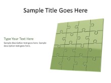 Download puzzle 16b green PowerPoint Slide and other software plugins for Microsoft PowerPoint
