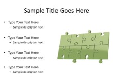 Download puzzle 8a green PowerPoint Slide and other software plugins for Microsoft PowerPoint