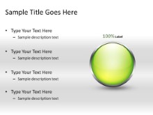 Download ball fill green 100c PowerPoint Slide and other software plugins for Microsoft PowerPoint